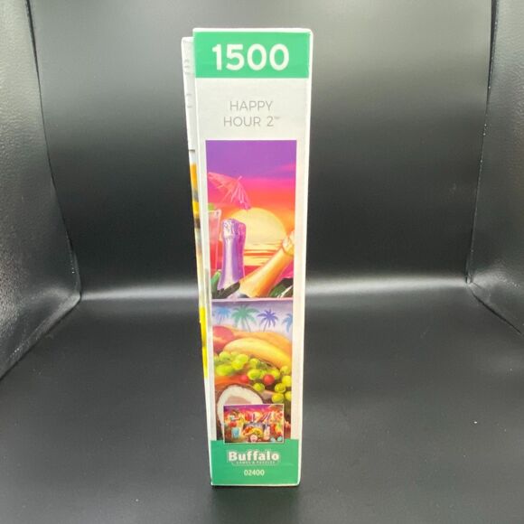 1000 Piece Puzzle Happy Hour 2 -Vibrant Tropical Cocktails & Fruit - Picture 5 of 7